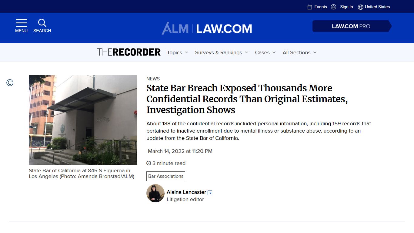 State Bar Breach Exposed Thousands More Confidential Records Than ...